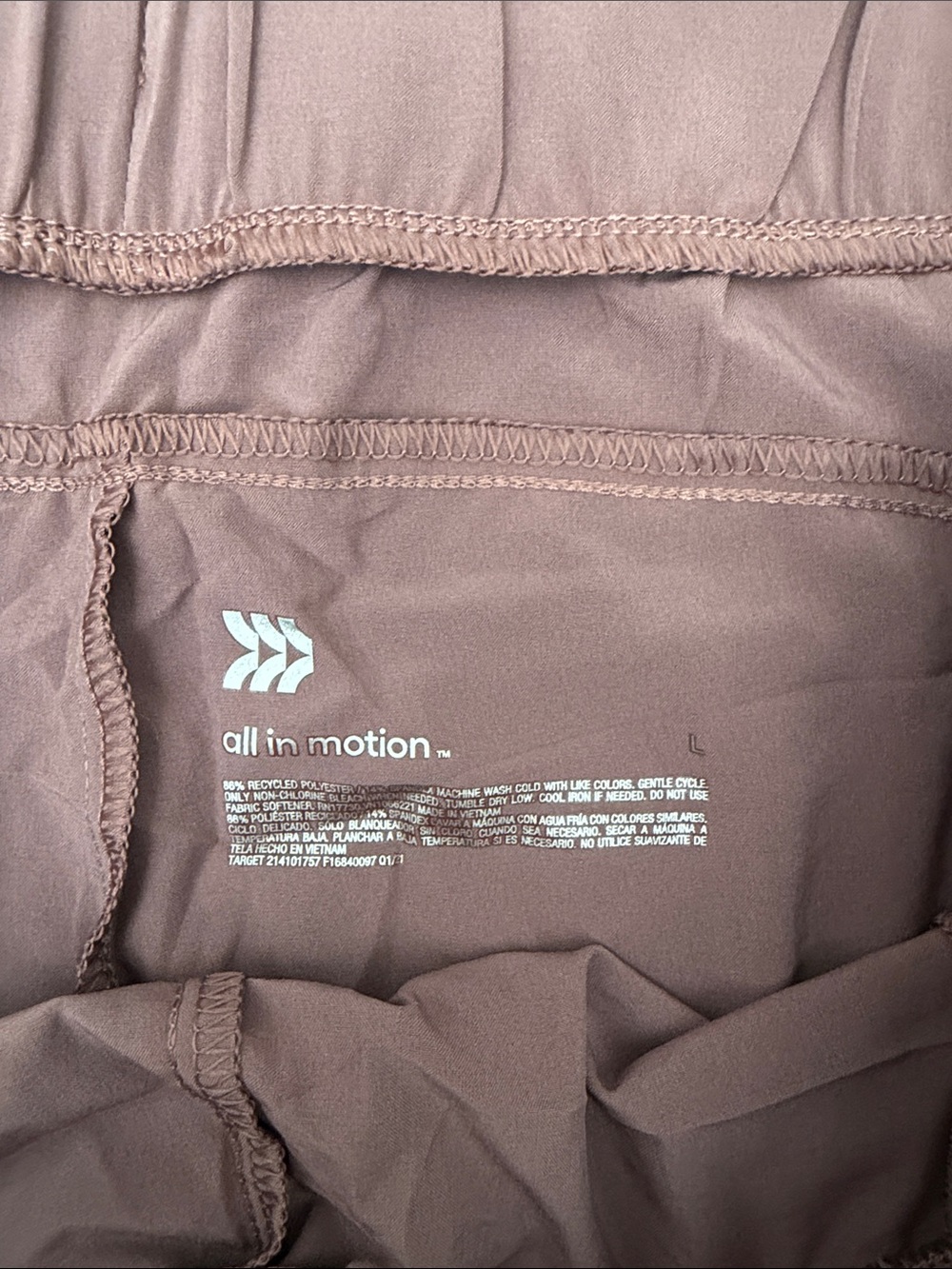 all in motion Women's Athletic Shorts - Olive, Black, Rust, Mauve bundle of 7 - Picture 3 of 3